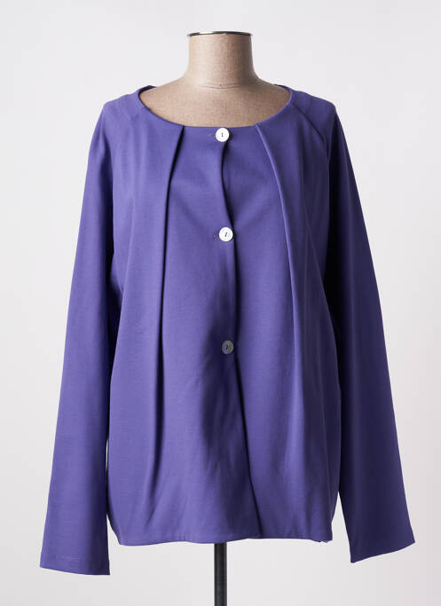 Veste casual violet JUST CURVY pour femme