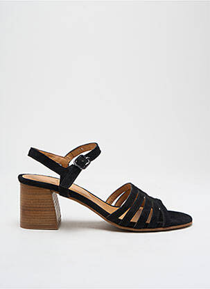 Sandales/nu pieds type de semelle amortissante talon de 4 à 6cm noir ALIWELL femme