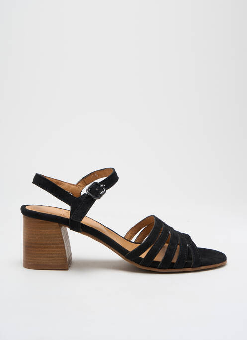 Sandales/nu pieds type de semelle amortissante talon de 4 à 6cm noir ALIWELL femme