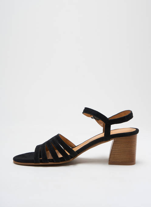 Sandales/nu pieds type de semelle amortissante talon de 4 à 6cm noir ALIWELL femme