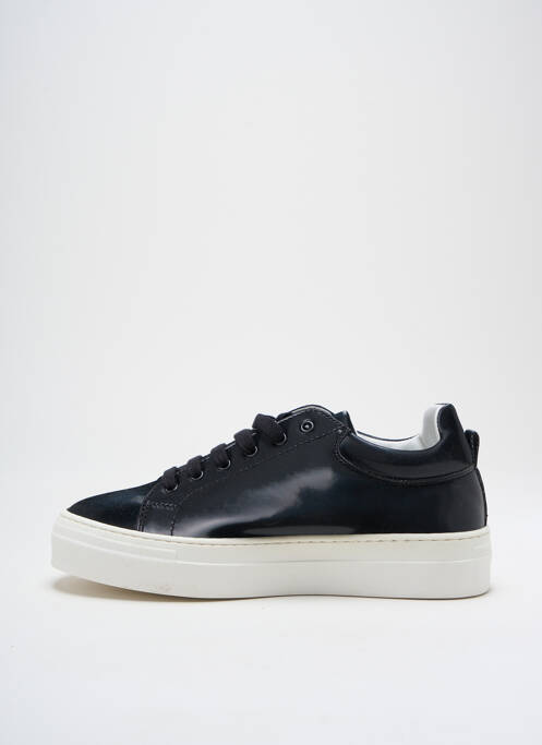 Baskets matière lisse talon de 4 à 6cm noir ANNA VIRGILI femme