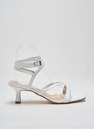 Sandales/nu pieds talon aiguille talon de 4 à 6cm blanc ANNA VIRGILI femme