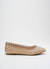 Ballerines beige JUSTFAB pour femme seconde vue