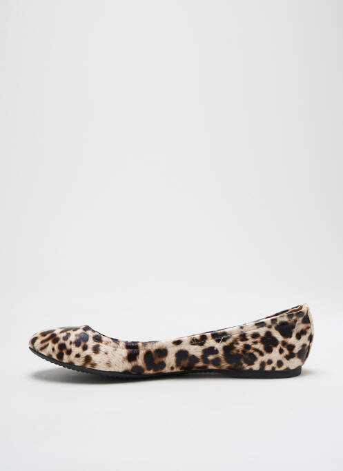 Ballerines marron JUSTFAB pour femme