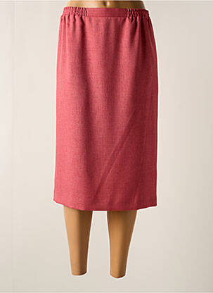 Jupe mi-longue taille haute rose SOMMERMANN femme
