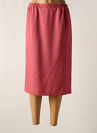Jupe mi-longue taille haute rose SOMMERMANN femme