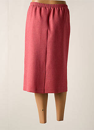 Jupe mi-longue taille haute rose SOMMERMANN femme