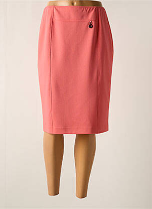 Jupe mi-longue taille haute rose SOMMERMANN femme