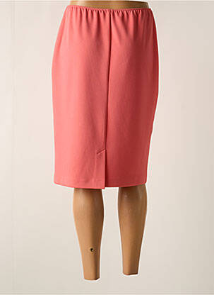 Jupe mi-longue taille haute rose SOMMERMANN femme