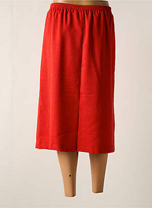 Jupe mi-longue taille haute rouge SOMMERMANN femme