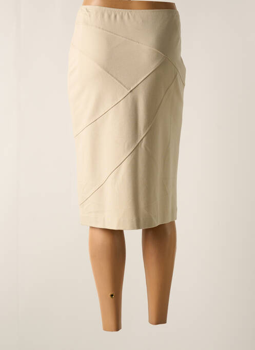 Jupe mi-longue beige SOMMERMANN pour femme