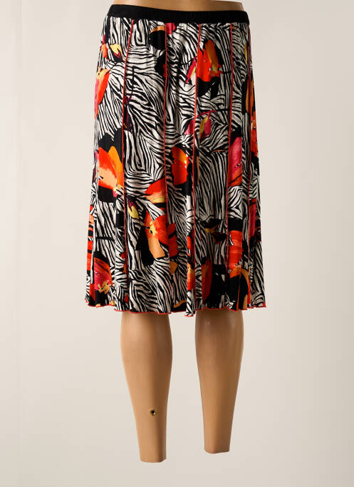 Jupe mi-longue noir FRANCE RIVOIRE pour femme