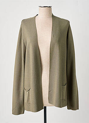Gilet manches longues manches longues vert RABE femme