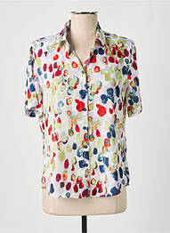 Chemisier manches courtes manches courtes blanc SOMMERMANN femme