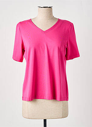 T-shirt coupe droite manches courtes rose SOMMERMANN femme