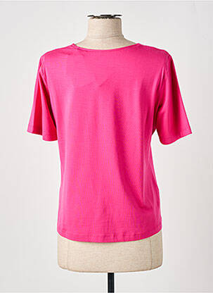 T-shirt coupe droite manches courtes rose SOMMERMANN femme