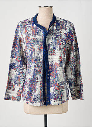 Veste casual coupe droite bleu JUPER femme