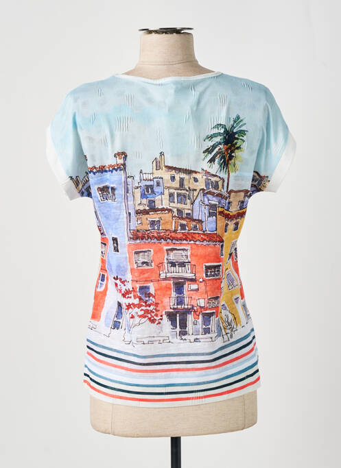 Top bleu JUPER pour femme