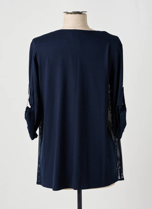 Tunique manches longues bleu FRANK WALDER pour femme