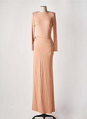 Robe longue manches longues manches longues rose ELISABETTA FRANCHI femme