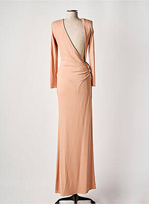 Robe longue manches longues manches longues rose ELISABETTA FRANCHI femme