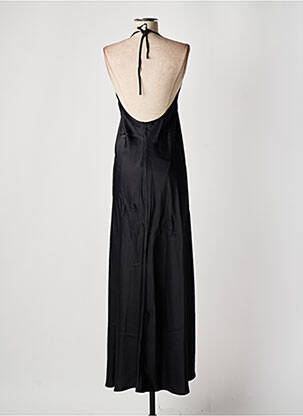 Robe longue coupe fluide fines bretelles noir BIRGITTE HERSKIND femme