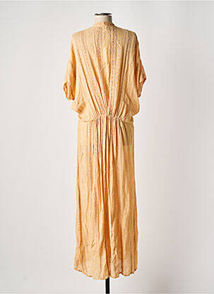 Robe longue manches courtes manches courtes beige MES DEMOISELLES...PARIS femme