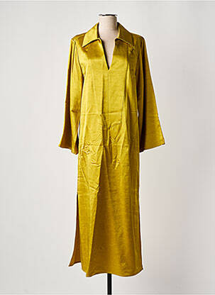 Robe longue manches longues manches longues vert BY MALENE BIRGER femme