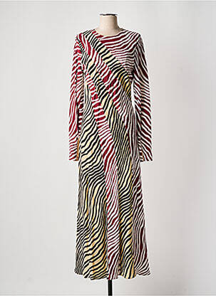 Robe longue manches longues manches longues rouge BY MALENE BIRGER femme