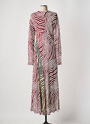 Robe longue manches longues manches longues rouge BY MALENE BIRGER femme
