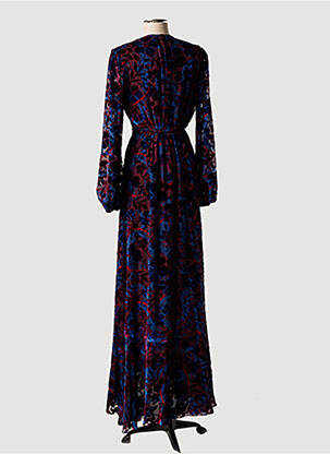 Robe longue manches longues manches longues bleu OUD femme