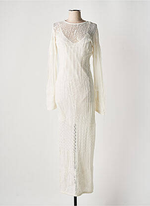 Robe longue blanc BIRGITTE HERSKIND pour femme