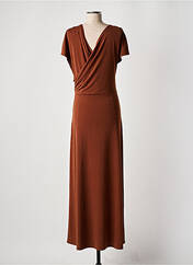 Robe longue marron BY MALENE BIRGER pour femme seconde vue