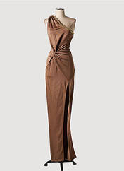 Robe longue marron ELISABETTA FRANCHI pour femme seconde vue