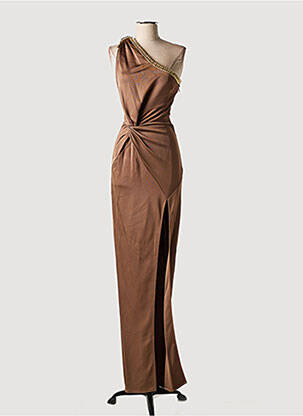 Robe longue marron ELISABETTA FRANCHI pour femme