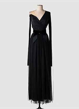 Robe longue noir ELISABETTA FRANCHI pour femme