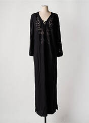 Robe longue noir MY SUNDAY MORNING pour femme seconde vue