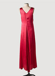 Robe longue rouge SEMICOUTURE pour femme seconde vue