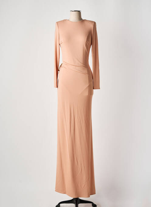 Robe longue manches longues manches longues rose ELISABETTA FRANCHI femme
