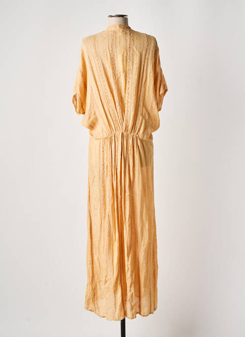 Robe longue manches courtes manches courtes beige MES DEMOISELLES...PARIS femme