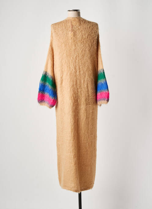 Gilet manches longues beige SEMICOUTURE pour femme