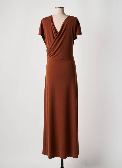 Robe longue marron BY MALENE BIRGER pour femme