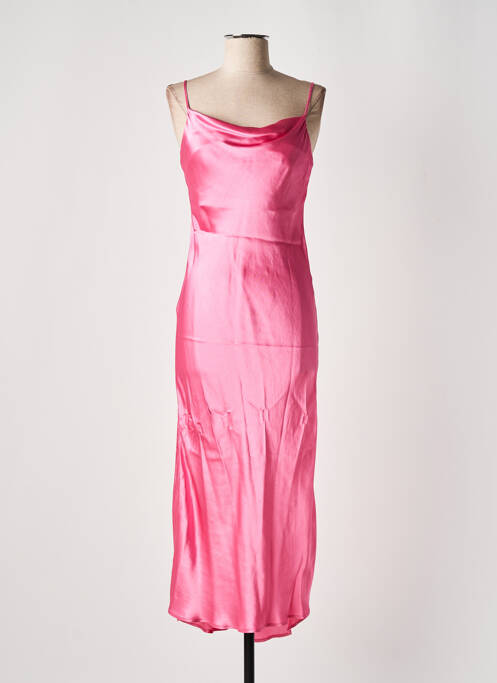 Robe longue rose MALIPARMI pour femme