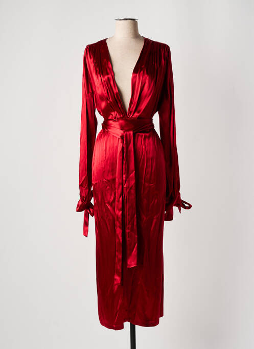 Robe longue rouge OUD pour femme