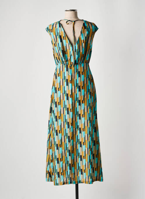 Robe longue vert ATTIC AND BARN pour femme