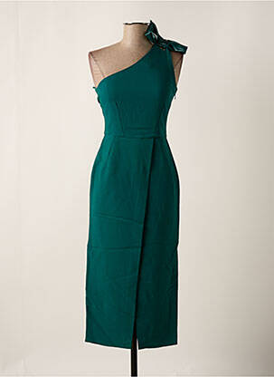 Robe mi-longue sans manche sans manche vert ELISABETTA FRANCHI femme
