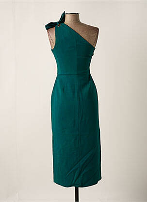 Robe mi-longue sans manche sans manche vert ELISABETTA FRANCHI femme