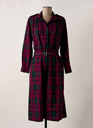 Robe mi-longue manches longues manches longues violet VALENTINE GAUTHIER femme