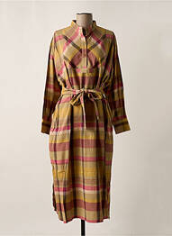 Robe mi-longue manches longues manches longues beige VALENTINE GAUTHIER femme