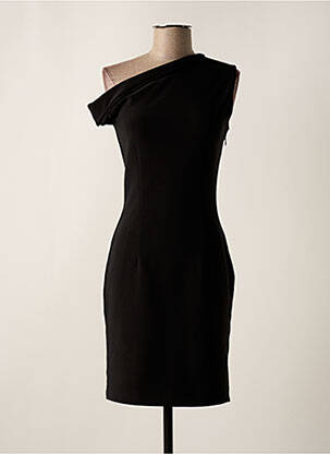 Robe mi-longue manches courtes manches courtes noir BY MALENE BIRGER femme